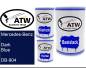 Preview: Mercedes-Benz, Dark Blue, DB-904: 500ml Lackdose + 500ml Klarlack + 250ml Härter - Set, von ATW Autoteile West.